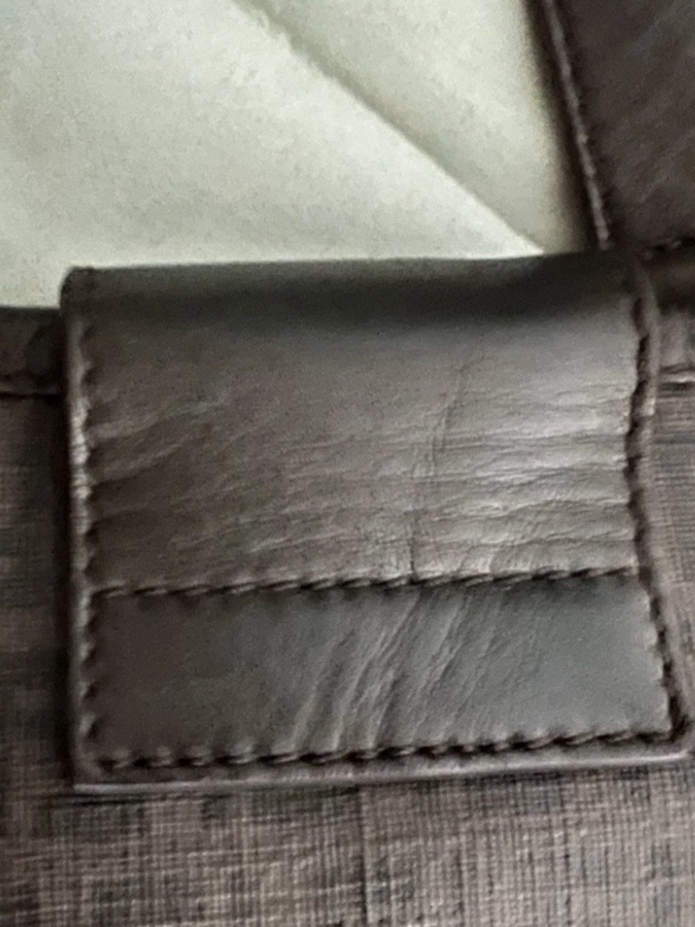 Fendi Dark Brown Zucchino Chiusura Monogram Tote Satchel /VG Shape 👀 Pics - Picture 13 of 16